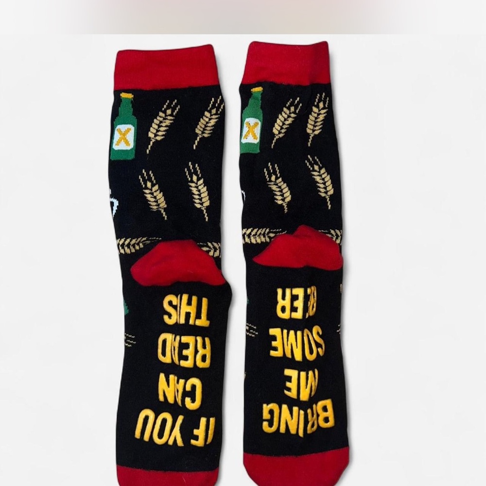 Red and Black Novelty Socks